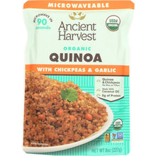 Load image into Gallery viewer, ANCIENT HARVEST: Organic Quinoa with Chickpeas & Garlic, 8 oz
