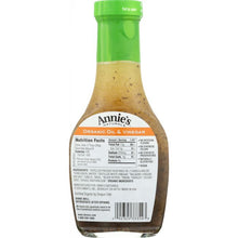 Load image into Gallery viewer, ANNIES HOMEGROWN: Organic Oil and Vinegar Vinaigrette Dressing, 8 oz