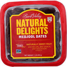 Load image into Gallery viewer, NATURAL DELIGHTS: Date Medjool Whole, 1 lb