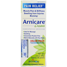 Load image into Gallery viewer, BOIRON: Arnicare Arnica Cream for Pain Relief & Blue Tube Value Pack, 2.5 oz