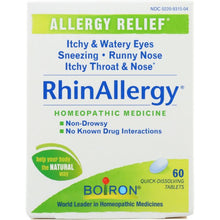 Load image into Gallery viewer, BOIRON: RhinAllergy Tablets, 60 tb