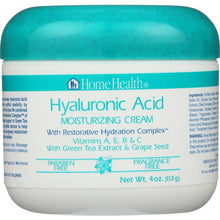 Load image into Gallery viewer, HOME HEALTH: Hyaluronic Acid Moisturizing Cream, 4 oz