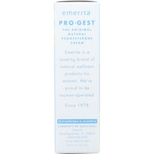 Load image into Gallery viewer, EMERITA: Pro-Gest Natural Balancing Cream, 2 oz