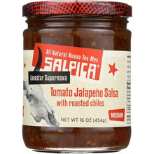 Load image into Gallery viewer, SALPICA: Salsa Medium Tomato Jalapeno Roasted Chiles, 16 oz