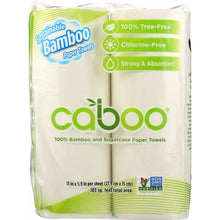 Load image into Gallery viewer, CABOO: 2-Ply Paper Towels 115 Sheets, 2 Rolls