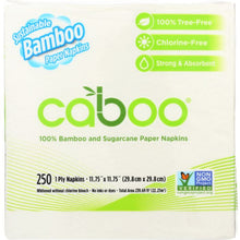Load image into Gallery viewer, CABOO: 1-Ply Table Napkins 250 Sheets, 1 Pack