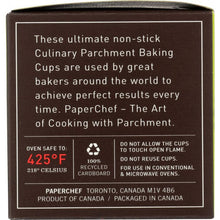 Load image into Gallery viewer, PAPER CHEF: Large Culinary Parchment Baking Cups, 60 Count