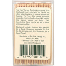 Load image into Gallery viewer, TEA TREE THERAPY: Toothpicks Mint, 100 Toothpicks