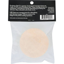 Load image into Gallery viewer, EVOLUTION SALT: Himalayan Salt Massage Stone Round Flat, 10 oz