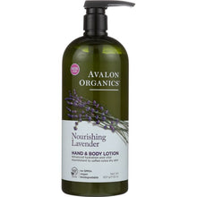 Load image into Gallery viewer, AVALON ORGANICS: Hand & Body Lotion Lavender, 32 oz
