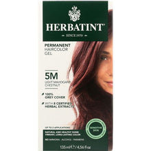 Load image into Gallery viewer, HERBATINT: Permanent Hair Color Gel 5M Light Mahogany Chestnut, 4.56 oz