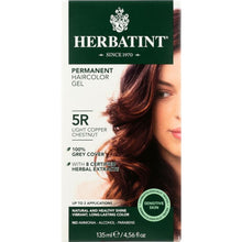 Load image into Gallery viewer, HERBATINT: Permanent Hair Color Gel 5R Light Copper Chestnut, 4.56 oz