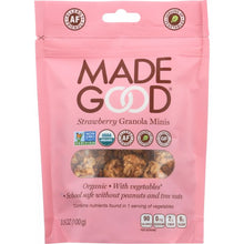 Load image into Gallery viewer, MADEGOOD: Strawberry Granola Minis, 3.5 oz