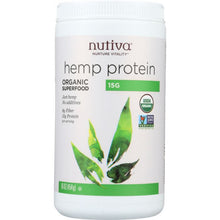 Load image into Gallery viewer, NUTIVA: Organic Superfood Hemp Protein 15 G, 16 oz
