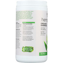 Load image into Gallery viewer, NUTIVA: Organic Superfood Hemp Protein 15 G, 16 oz