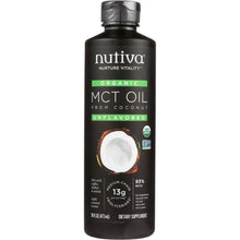 Load image into Gallery viewer, NUTIVA: Organic Mct Oil, 16 oz