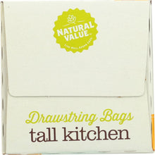 Load image into Gallery viewer, NATURAL VALUE: Drawstring Kitchen Plastic Bags, 20 pc