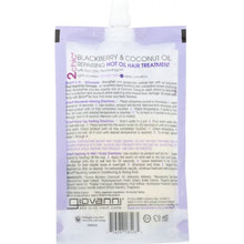 Load image into Gallery viewer, GIOVANNI COSMETICS: 2chic Repairing Hot Oil Hair Treatment Blackberry & Coconut Oil, 1.75 oz