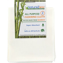 Load image into Gallery viewer, NATUREZWAY: Cloth Drying Bamboo, 2 pk, 1 ea