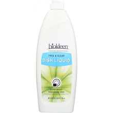Load image into Gallery viewer, BIO KLEEN: Dish Liquid Free & Clear, 25 oz