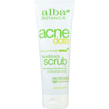 Load image into Gallery viewer, ALBA BOTANICA: Natural Acne Dote Face & Body Scrub Oil-Free, 8 oz