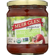 Load image into Gallery viewer, MUIR GLEN: Organic Medium Salsa Garlic Cilantro, 16 oz
