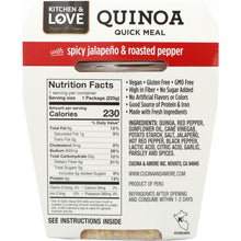Load image into Gallery viewer, CUCINA & AMORE: Quinoa Meal Spicy Jalapeno & Roasted Peppers, 7.9 oz