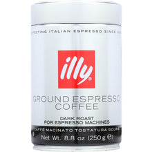 Load image into Gallery viewer, ILLY: Espresso Dark Roast Ground Coffee, 8.8 oz