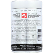 Load image into Gallery viewer, ILLY: Espresso Dark Roast Ground Coffee, 8.8 oz