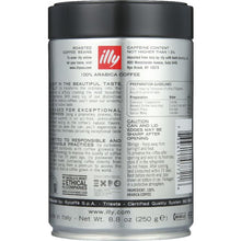 Load image into Gallery viewer, ILLYCAFFE: Whole Bean Dark Roast Coffee, 8.8 oz