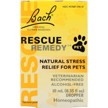 Load image into Gallery viewer, BACH: Flower Remedies Pet Rescue Remedy, 0.35 oz