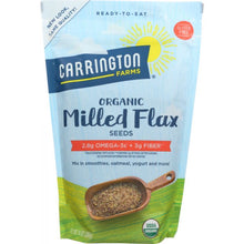 Load image into Gallery viewer, CARRINGTON FARMS: Organic Milled Flax Seeds, 14 oz