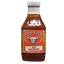 Load image into Gallery viewer, KINDERS: Hot BBQ Sauce, 20.5 oz