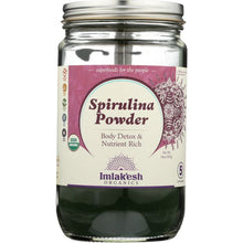 Load image into Gallery viewer, IMLAKESH ORGANICS: Spirulina Powder Organic, 14 oz