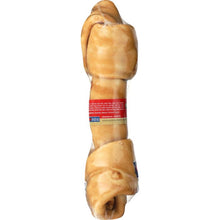 Load image into Gallery viewer, Castor & Pollux Rawhide Bone Dog Chew Chicken Flavor 8-9 Inches, 1 ea