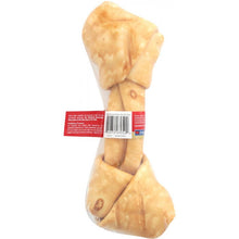 Load image into Gallery viewer, Castor & Pollux Rawhide Bone Dog Chew Chicken Flavor 8-9 Inches, 1 ea
