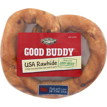 Load image into Gallery viewer, CASTOR & POLLUX: Rawhide Pretzel Chicken Flavor Dog Chew 6 Inches, 1 ea
