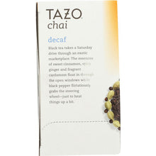 Load image into Gallery viewer, TAZO: Tea Chai Decaffeinated, 1.9 oz