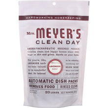 Load image into Gallery viewer, MRS MEYERS CLEAN DAY: Automatic Dish Packs Lavender Scent, 12.7 oz