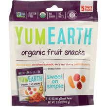 Load image into Gallery viewer, YUMEARTH ORGANICS: Organic Fruit Snacks 5 Snack Packs, 3.5 oz