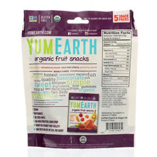 Load image into Gallery viewer, YUMEARTH ORGANICS: Organic Fruit Snacks 5 Snack Packs, 3.5 oz