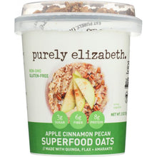 Load image into Gallery viewer, PURELY ELIZABETH: Apple Cinnamon Pecan Superfood Oats, 2 oz