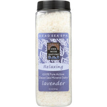 Load image into Gallery viewer, ONE WITH NATURE: Relaxing Lavender Dead Sea Mineral Bath Salt, 32 oz