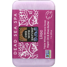 Load image into Gallery viewer, ONE WITH NATURE: Lilac Dead Sea Mineral Soap, 7 oz