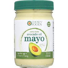 Load image into Gallery viewer, CHOSEN FOODS: 100% Pure Avocado Oil Mayo, 12 oz