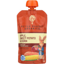 Load image into Gallery viewer, PETER RABBIT: Baby Sweet Potato Corn Apple Organic, 4.4 oz