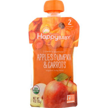 Load image into Gallery viewer, HAPPY BABY: S2 Apple Pumpkin Carrot Organic, 4 oz