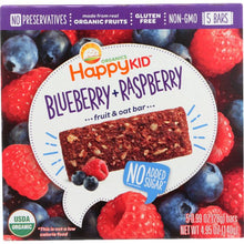 Load image into Gallery viewer, HAPPY KID: Bar Oat Blueberry and Raspberry Organic, 4.95 oz