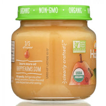 Load image into Gallery viewer, HAPPY BABY: Stage 1 Pears Baby Snack in Jar, 4 oz