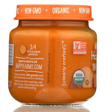 Load image into Gallery viewer, HAPPY BABY: Stage 1 Sweet Potatoes Baby Food in Jar, 4 oz